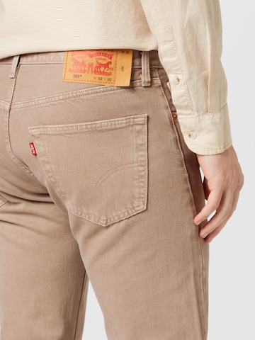 LEVI'S ® Regular Farkut '501 Levi's Original' värissä beige