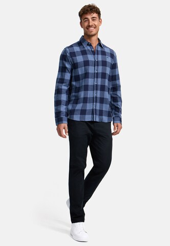 INDICODE JEANS Regular Fit Hemd in Blau