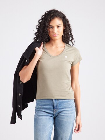G-STAR T-Shirt in Grün: Vorderseite