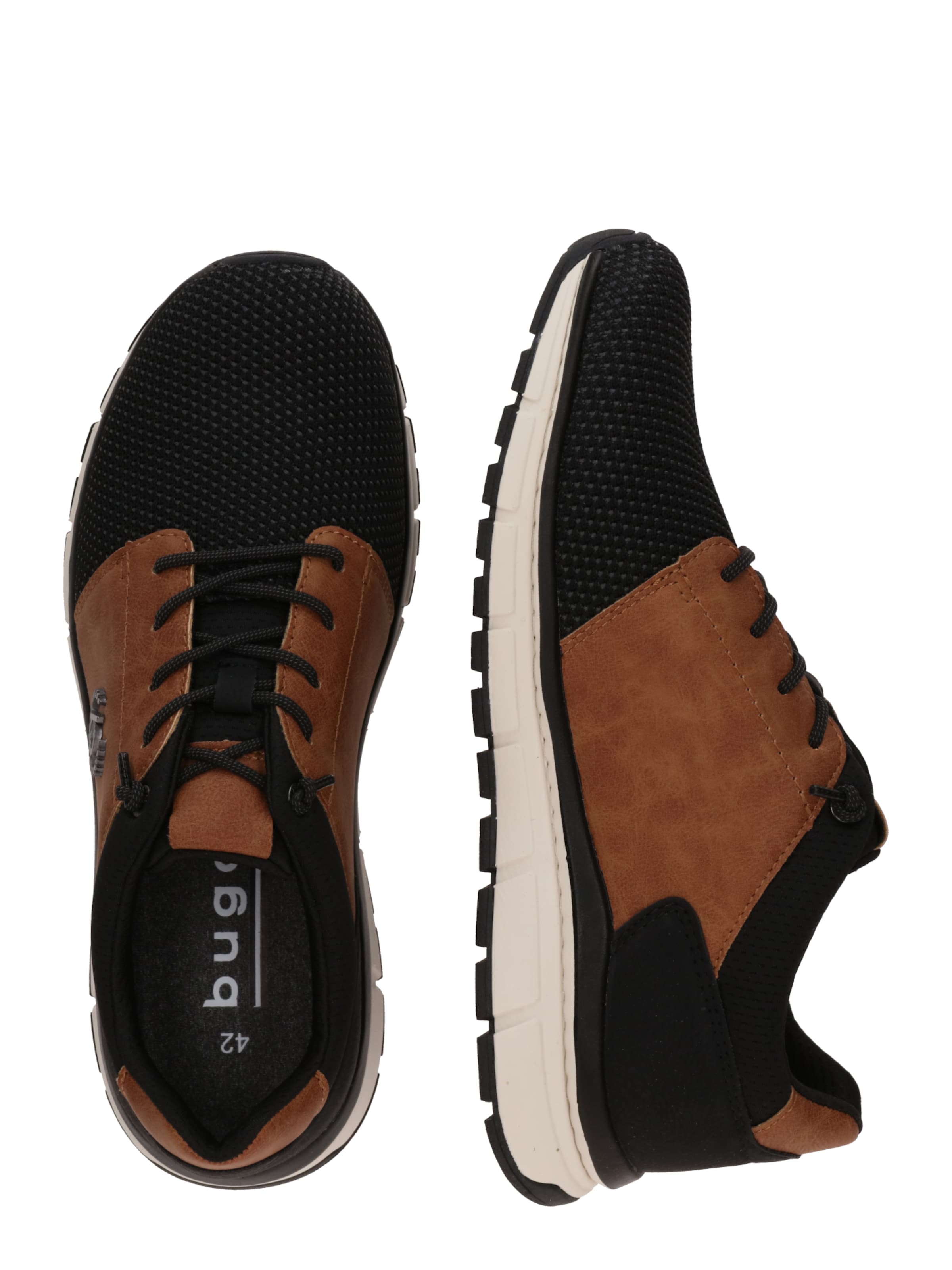 bugatti Låg sneaker i svart