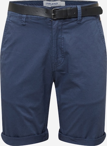 BLEND Regular Chino Pants in Blue: front