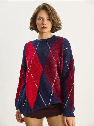 Pull-over 'Pullover' Bianco Lucci en bleu