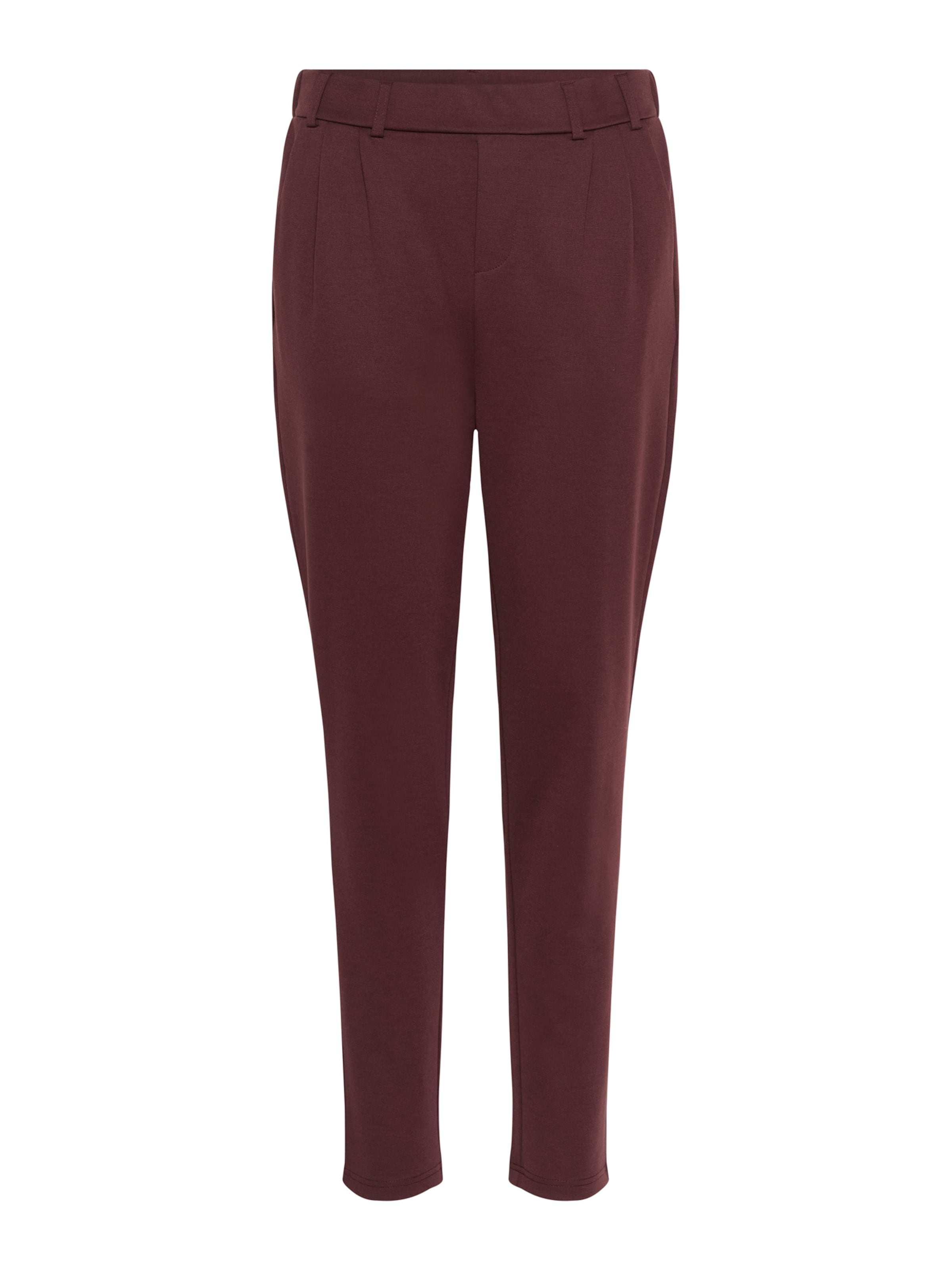 Kaffe Štandardný strih Plisované nohavice &#x27;Jenny&#x27; - Červená: predná strana