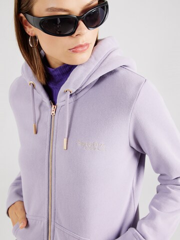 SuperdryGornji dio trenirke 'ESSENTIAL' - ljubičasta boja