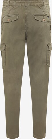 MUSTANG Tapered Cargohose in Grün