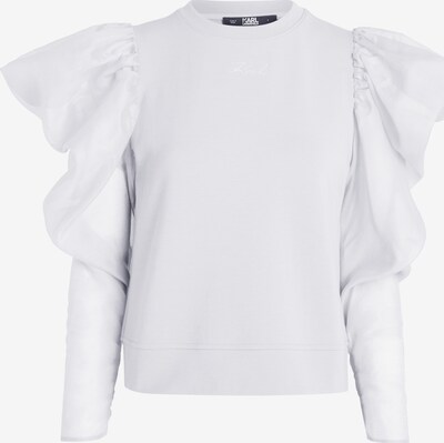 Karl Lagerfeld Sweatshirt in weiß, Produktansicht