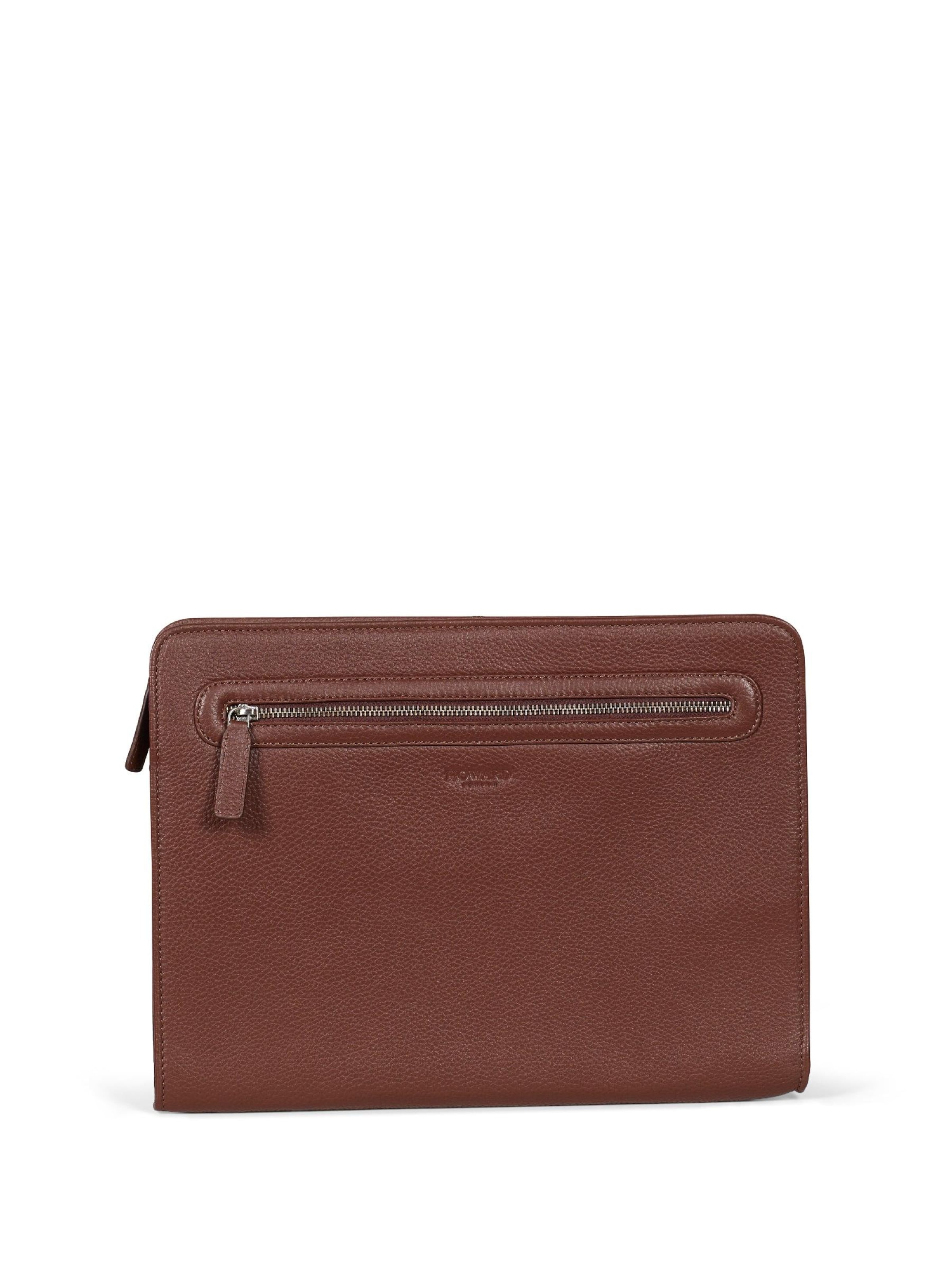 Sac d’ordinateur portable 'Laptop Sleeve Sam Brown' Howard London en marron : devant