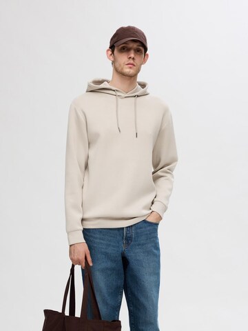 SELECTED HOMME - Sudadera en beige: frente