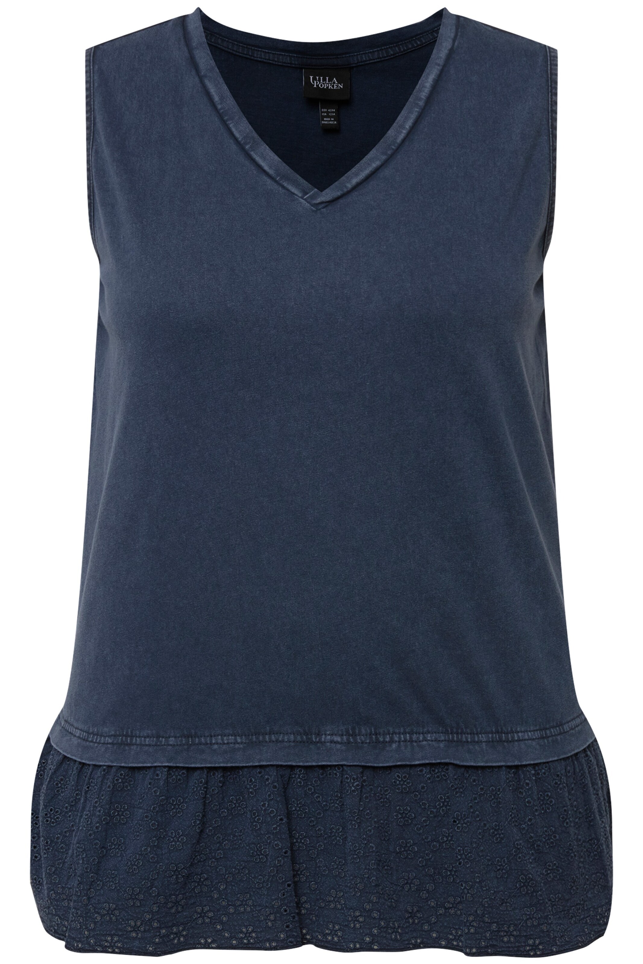 Ulla Popken Knitted top in Blue: front
