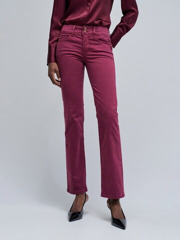 Salsa Jeans Skinny Jeans in Rood: voorkant