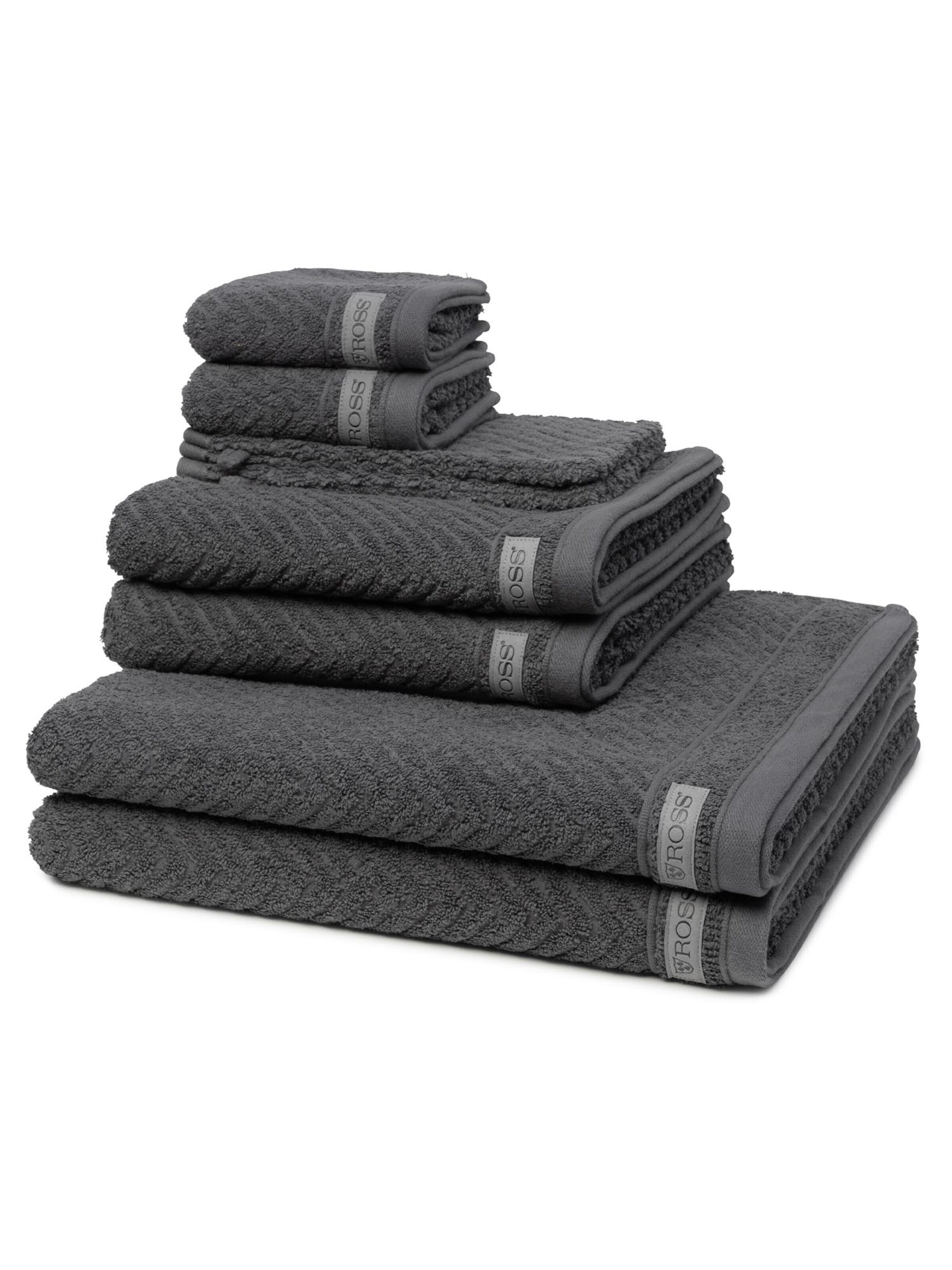 ROSS Towel 'Smart' in Grey: front