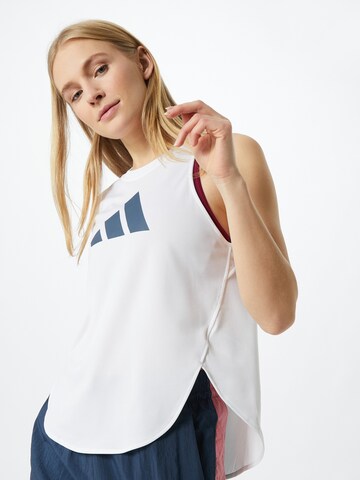 ADIDAS PERFORMANCE Sports Top in White: front