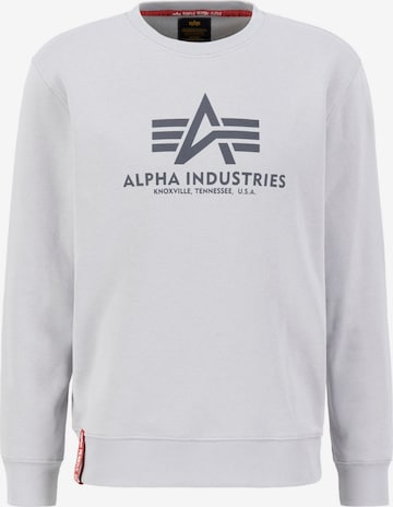 ALPHA INDUSTRIES Bluzka sportowa w kolorze szary: przód