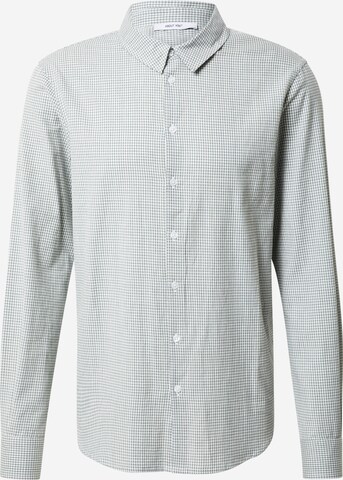 ABOUT YOU Regular fit Button Up Shirt 'Quentin' in Green: front