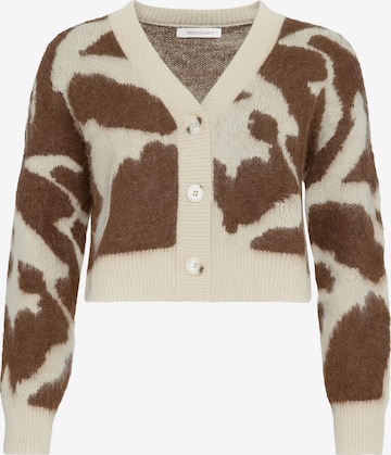 SASSYCLASSY Oversizestrickjacke in Braun: Vorderseite