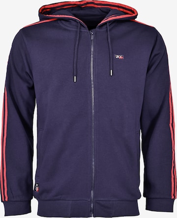 JCC Sweatvest in Blauw: voorkant