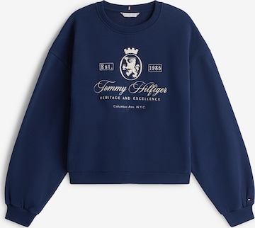 Felpa di TOMMY HILFIGER in blu: frontale