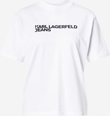 Maglietta di KARL LAGERFELD JEANS in bianco: frontale