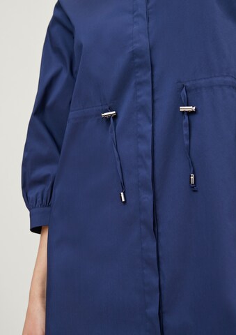 COMMA Shirt Dress in Blue