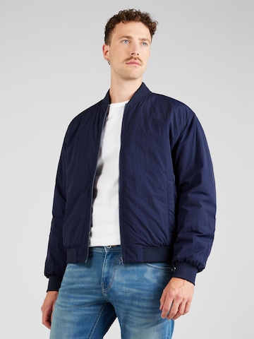 UNITED COLORS OF BENETTON Prehodna jakna | modra barva: sprednja stran