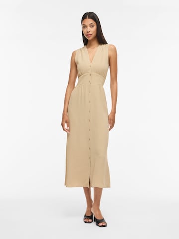 VILA Kleid in Beige: Vorderseite