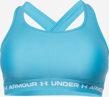 Soutien-gorge de sport UNDER ARMOUR en bleu : devant