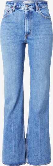 Jeans Abercrombie & Fitch pe albastru denim, Vizualizare produs