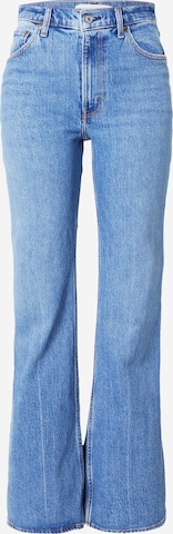 Abercrombie & Fitch Flared Jeans in Blauw: voorkant