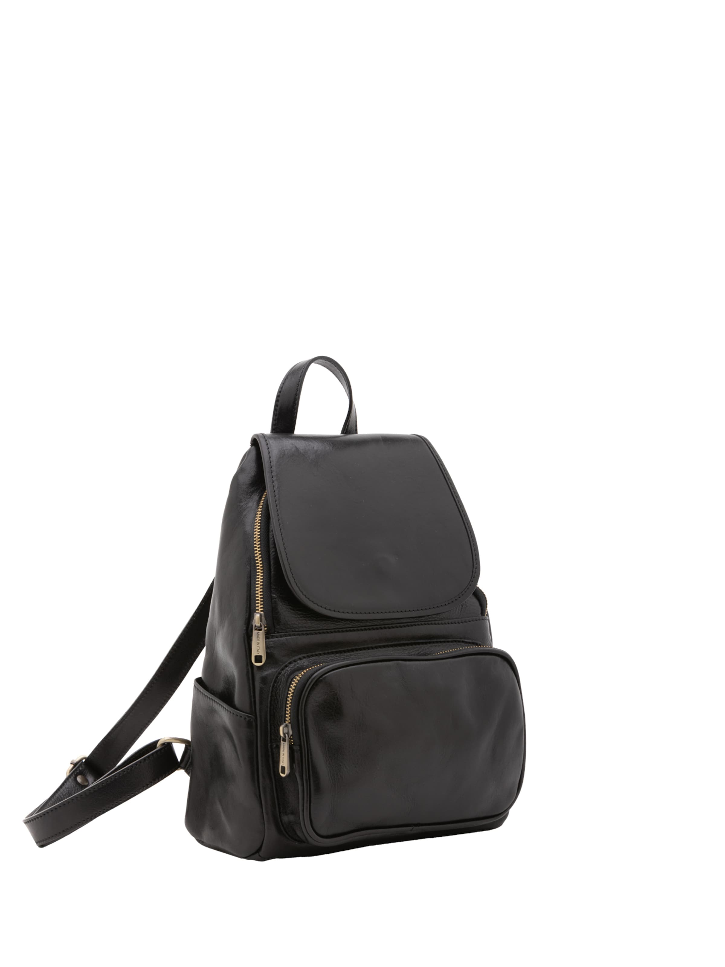 Viola Castellani Rucksack in Schwarz: Vorderseite