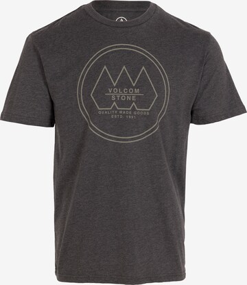Volcom T-Shirt 'Tri Stone' in Grau: predná strana