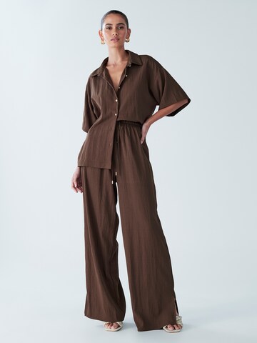 Wide leg Pantaloni 'Josefina' di BWLDR in marrone