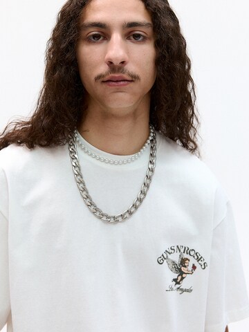 T-Shirt Pull&Bear en blanc