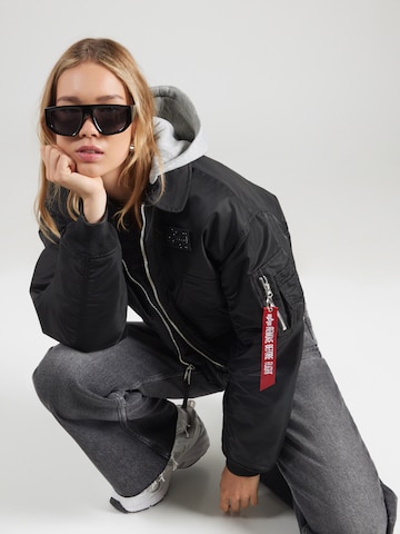 ALPHA INDUSTRIES Демисезонная куртка 'CWU-45' в Черный