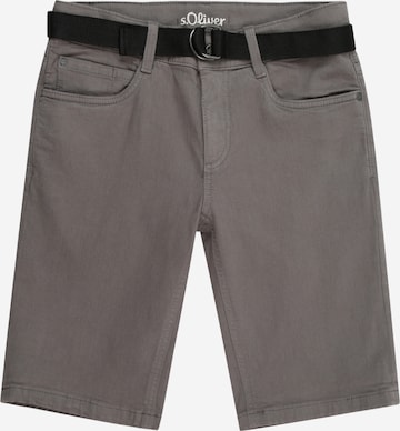 Slimfit Pantaloni 'Seattle' di s.Oliver in grigio: frontale