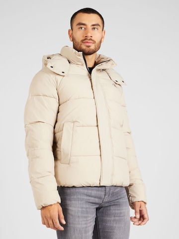 Veste mi-saison 'Essential' Calvin Klein Jeans en beige : devant