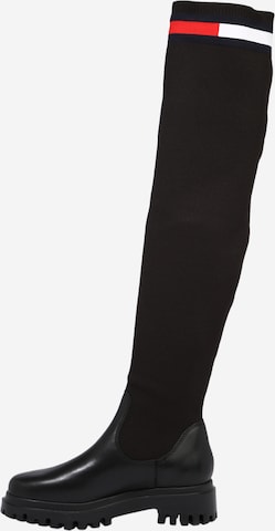 Tommy Jeans - Overknees em preto