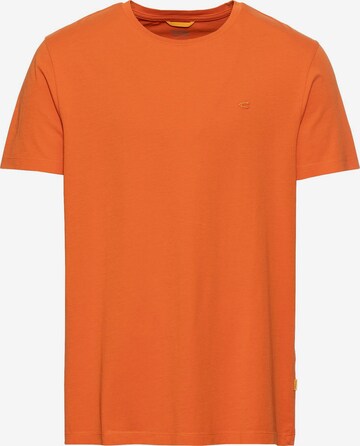 CAMEL ACTIVE Jersey T-Shirt aus zertifizierter Baumwolle in Orange: predná strana