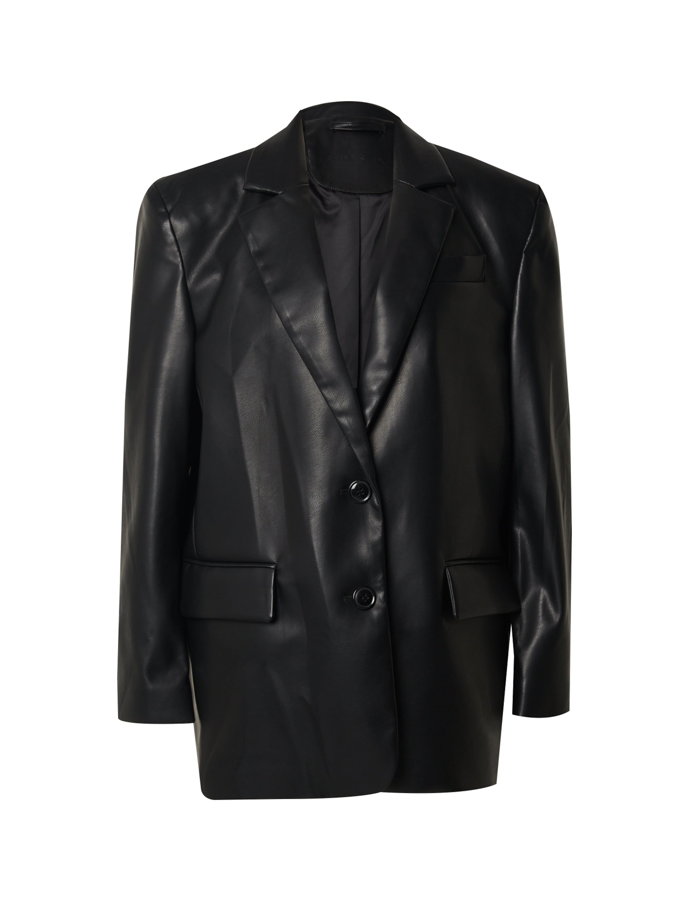 STAND STUDIO Μπλέιζερ 'Emmie' σε μαύρο: μπροστά