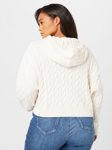 Pull-over Tommy Jeans Curve en blanc