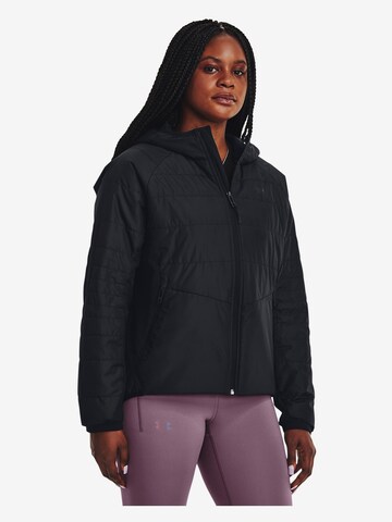 UNDER ARMOUR Athletic Jacket 'Storm Session' in Black: front