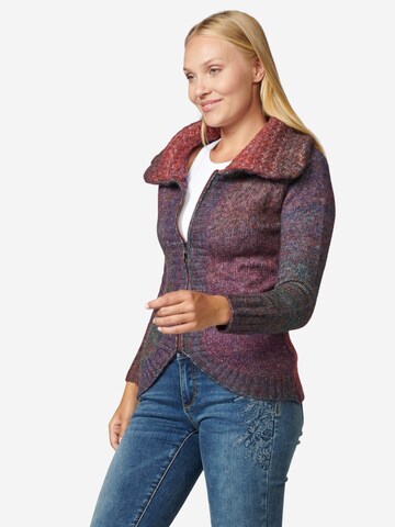 KOROSHI Knit cardigan in Mixed colours