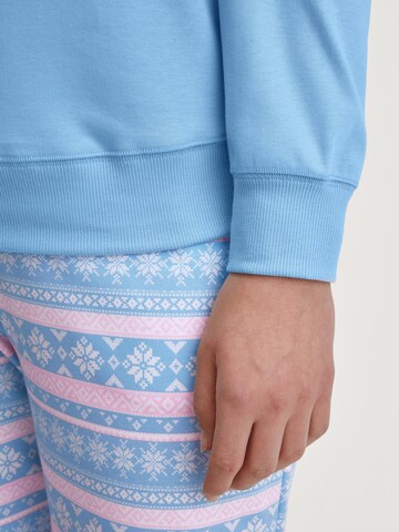 CALIDA Schlafshirt 'Ski Resort'‌‌‌‌‌‌‌‌‌‌ in Blau