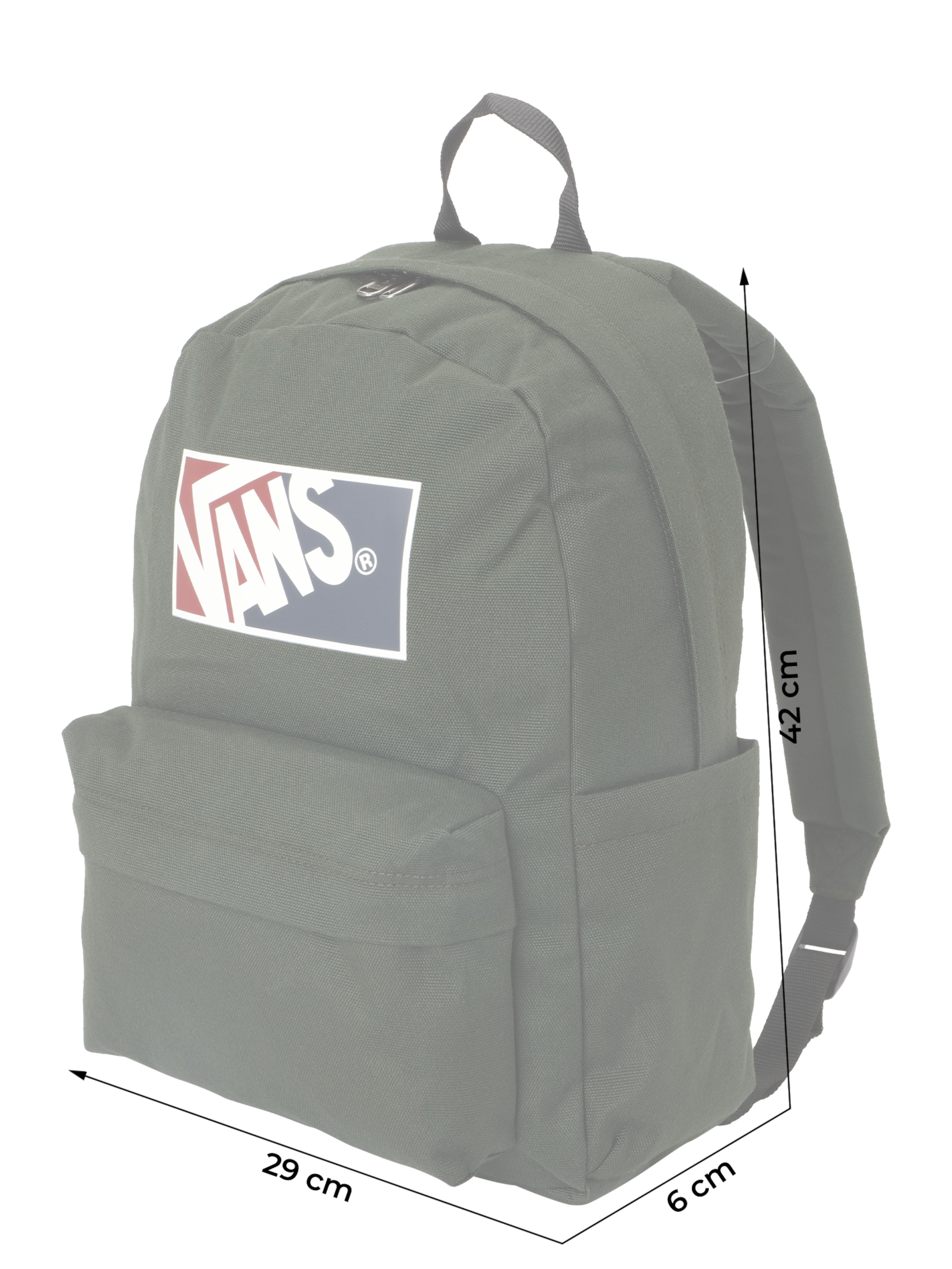 VANS Backpack 'OLD SKOOL GROM' in Green