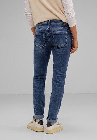 STREET ONE Slimfit Jeans in Blau