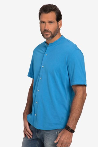 JP1880 Regular fit Button Up Shirt in Blue: front