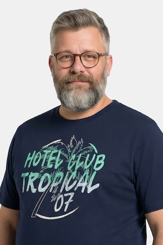 Men Plus Shirt in Blauw