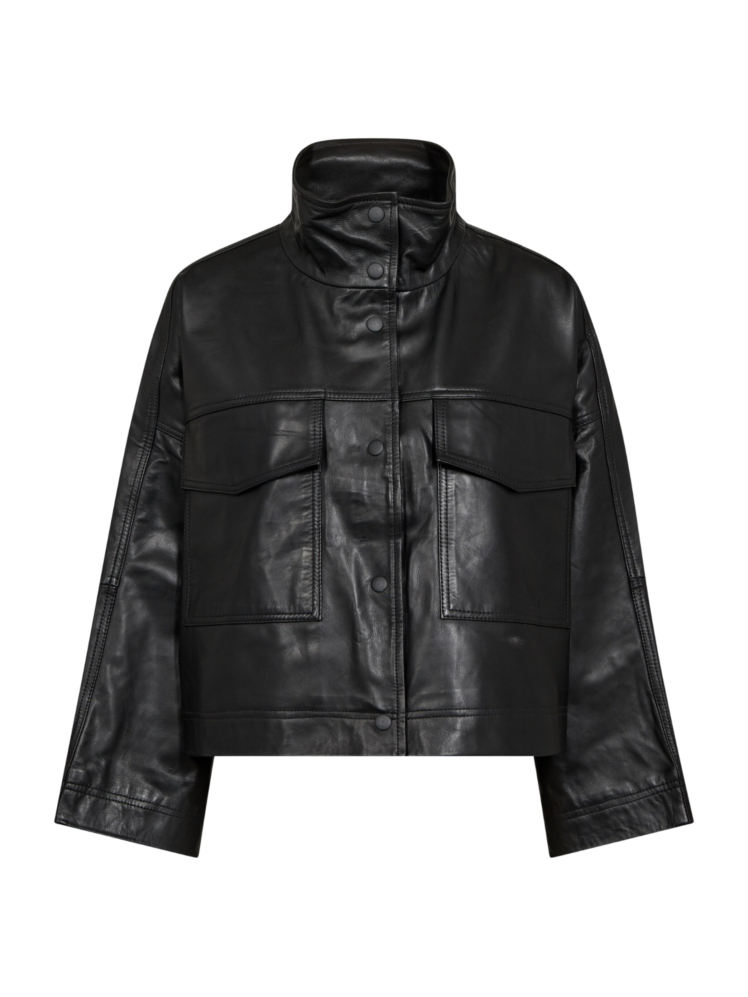 Giacca di mezza stagione 'Phoebe' di co'couture in nero: frontale