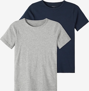 T-Shirt NAME IT en bleu : devant