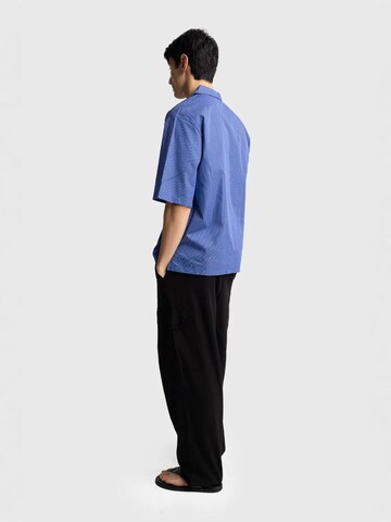 Giesto Comfort fit Overhemd in Blauw