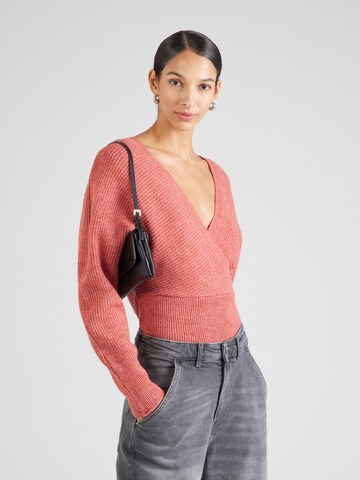 ABOUT YOU Sweater 'Joaline' in Pink: front